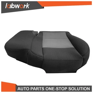 Labwork Front Driver Seat Cover For 2003-2010 2011 Ford Ranger Black+Gray Cloth - Picture 1 of 16