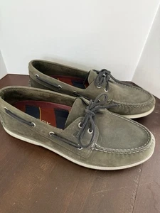 SPERRY Top Sider TAGLIA 10,5 M PELLE A/O 2 OCCHIELLI Varsity Grigio STS19757 - Foto 1 di 7