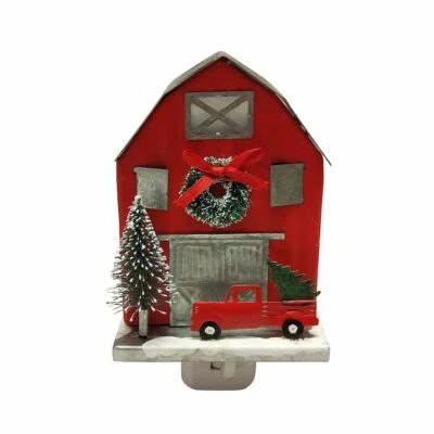 Sonoma Goods For Life Scenic Red Barn Truck Trees Scented Wax Cube Outlet Warmer - Image 1 of 3