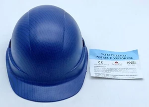 Casco de seguridad de ala parcial ACERPAL aprobado por OSHA azul brillante carbono - Imagen 1 de 6
