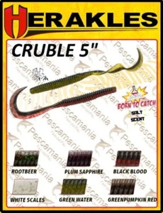 Künstlich Spinning Herakles Cruble 5 " Worm Salzwasser Scent Soft Köder - Bild 1 von 19