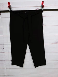 Pantalones con cinturón A New Day para mujer talla 18 elásticos negros bolsillos delanteros planos - Imagen 1 de 8