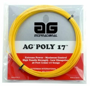 AG Poly 17 Polyester Tennis Saiten Set - Bild 1 von 1
