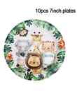 ANIMALS SARFARI JUNGLE THEMED PARTY TABLEWARE/KIDS PARTY SUPPLIES/PARTY DECOR