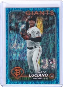 2024 Topps Update Rookie Marco Luciano #US217 Blue Holo Foilboard /999 (RC) - Picture 1 of 3
