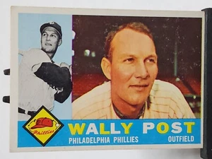 1960 TOPPS #13 WALLY POST PHILADELPHIA PHILLIES - Picture 1 of 2