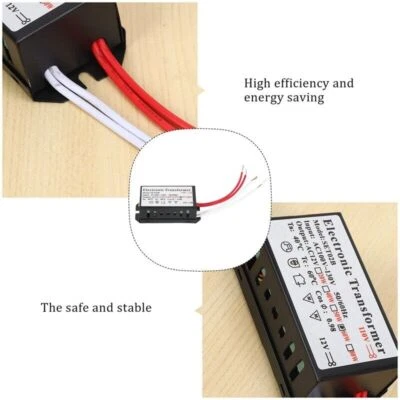Trafo 60W 12V AC Elektronischer Halogentrafo Transformator Treiber Transformator - Bild 1 von 4