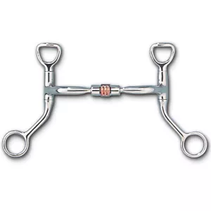 MYLER BIT HBT SHANK SWEET IRON COMFORT SNAFFLE COPPER ROLLER BIT MB 03-89-20035 - Picture 1 of 1