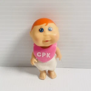 Cabbage Patch Kids Babyland 2.5" Mini Doll Kids Toy Red Hair Bib Jakks - Picture 1 of 3