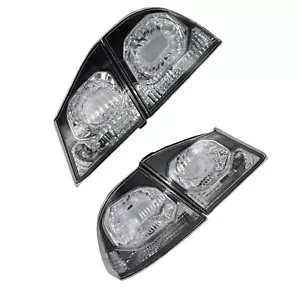 4X Crystal Clear Lens Brake Taillight Cover For Honda Civic FD2 Type R 2006-2011 - Foto 1 di 3