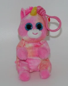 New! Ty Beanie Babies Beanie Bellies SKYLAR the Unicorn Key Clip Size NWT's - Picture 1 of 2