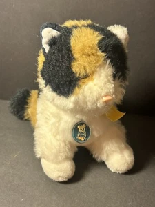 Vintage Katze Stofftier Calico Cat 1986 Dankin Plüschtier Stofftier 11 Zoll groß - Bild 1 von 9