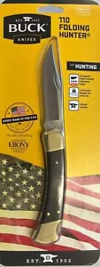 Buck 110 Folding Hunter Knife 0110BRS-C Classic Manuel Folding Knife with Sheath - Picture 1 of 9
