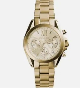 Neu Michael Kors MK5798 Damenuhr Bradshaw Chrono Champagner Zifferblatt Gold - Bild 1 von 4