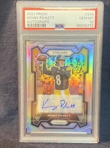 Kenny Pickett - 2023 Prizm Autographs Silver Gem Mint💎 PSA 10 - Bild 1 von 2