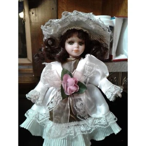 Muñeca Coleccionista Porclain Vintage Excelente Estado - Imagen 1 de 4