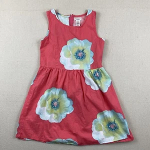 DreamPop Girls Spring Casual Dress Size L 14 Pink Floral Print A Line Sleeveless - Picture 1 of 9