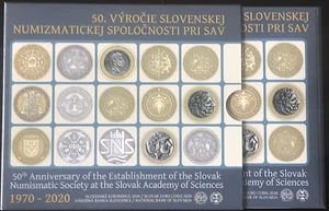 SLOWAKEI - Kursmünzensatz (KMS) 2020 - 50 Jahre Numismatische Gesellschaft - Bild 1 von 10