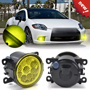 Luz antiniebla parachoques delantero 9 LED AMARILLA para Mitsubishi Eclipse Endeavor 2006-2012 - Imagen 1 de 12