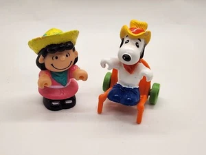 2.5" Tall McDonalds Happy Meal Toy PEANUTS Farm Snoopy Charlie Brown Figure - Picture 1 of 3