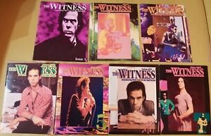 NICK CAVE The WITNESS COMPLETE MAGAZINES 1 - 7 BAD SEEDS SIGNED ISSUES LP VINYL
