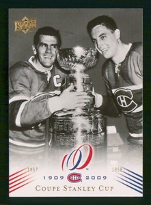 JEAN BELIVEAU 2008-09 UPPER DECK MONTREAL CANADIENS CENTENNIAL NO 186     6314