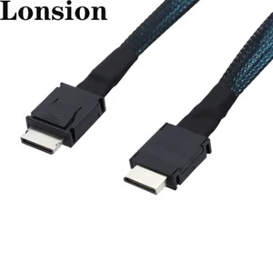 Cable de servidor PCIE Oculink SFF 8611 a MINI SAS SFF-8611 4I de alta velocidad - Imagen 1 de 17