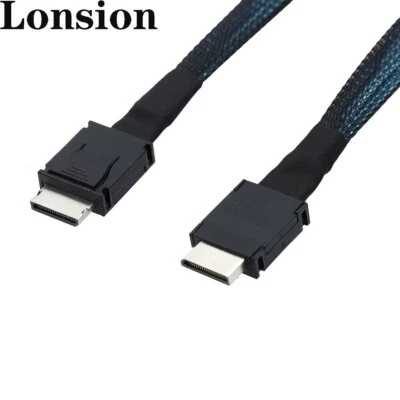 High-speed PCIE Oculink SFF 8611 to MINI SAS SFF-8611 4I server cable - Image 1 of 4