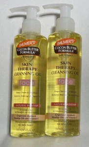 2 packs Palmers Cocoa Butter Skin Therapy FACE Cleansing Oil 6.5oz. - Picture 1 of 1