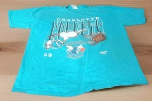 Charlotte Hornets Snoopy Rim Ripper Jostens Sportswear T-shirt Vintage Teal - Picture 1 of 22