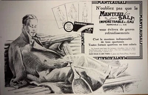 MANTEAU SALF- Cartoncino originale pubblicitario- ' 50 -EREL- - Picture 1 of 1