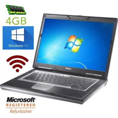 DELL LATiTUDE D630 Laptop 80GB With 4GB RAM- WINDOWS 10 WiFi COMPUTER See models - Image 1 of 4