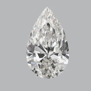 IGI Certified 0.32ct H/VS1 Pear Cut CVD Diamond For Birthday Anniversary - Picture 1 of 6