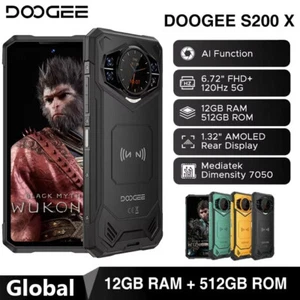 Telefono DOOGEE S200 X 5G IP68 6,72" AMOLED display posteriore 512 GB 120 Hz 50 MP 10100 mAh - Foto 1 di 18