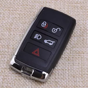 5 Buttons Smart Remote Key Fob Shell Case fit for Jaguar Land Rover 2018-2021 - Picture 1 of 6