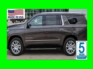 CHROME SIDE DOOR BODY MOLDING TRIM 4PC for 21 22 23 24 25 CHEVROLET SUBURBAN - Picture 1 of 5