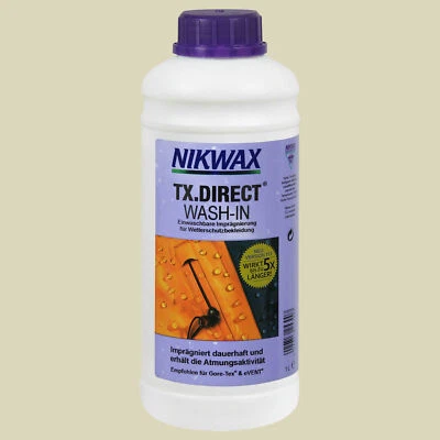 Nikwax TX.Direct Wash-In 1L Füllmenge 1Liter einwaschbare Imprägnierung