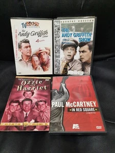 Dvd Lot Andy Griffith Show Paul Mccartney Red Square Ozzie And Harriet Used - Picture 1 of 1