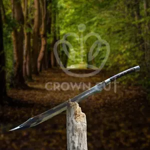 Hand Forged Carbon Steel Viking Outdoor Jungle Survival Forest Machete Sword - Picture 1 of 5