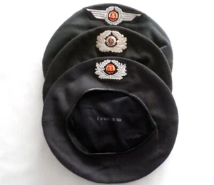 DDR 3x Damen - Barett / Mütze für Uniform NVA Luftwaffe Grenze East german army - Bild 1 von 8