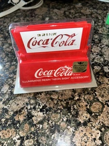 Department 56 Coca-Cola Illuminated Resin Neon Sign Accessory #5482-8 NEU 1994 - Bild 1 von 5