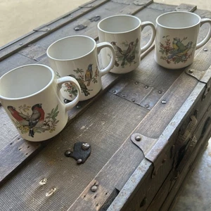 Set Of 4 - Vintage Ceramic Coffee Cup Japan - Picture 1 of 10