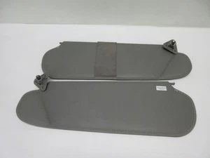 97-02 Savana Express Van Sun Visor Set Pair Driver Passenger Gray Vinyl - Picture 1 of 6