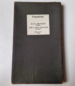 Pragmatismo - Juana Bignozzi (poemas) / Alicia Diaz Rinaldi (estampas) - 1974 - Picture 1 of 9