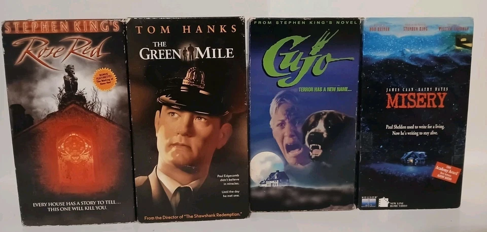 Stephen King VHS LOT RARE VHS VINTAGE SET .FREE SHIPPING - Image 1 of 4