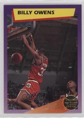 1991-92 Front Row Dream Picks Gold Billy Owens #17 Rookie RC - Image 1 of 2