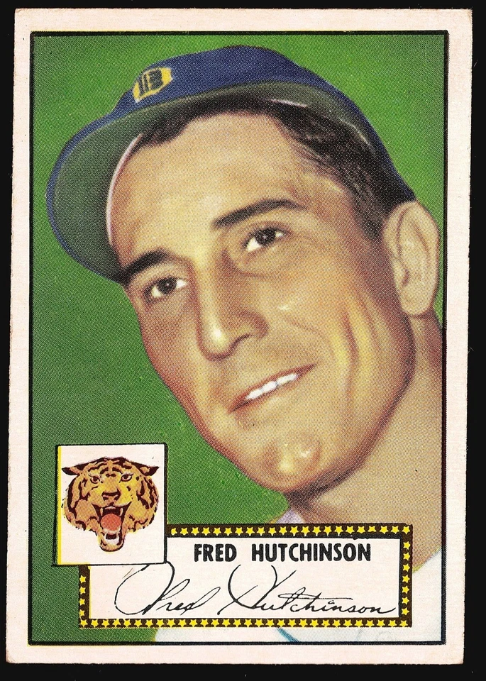 1952 Topps #126 Fred Hutchinson, ex - Tigres de Detroit - 5 Foto 1 de 2