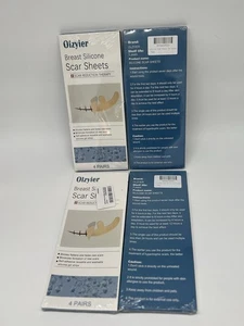 Olzyier Fogli Cicatrici Silicone Seno Riduzione Cicatrici Terapia Lotto di 4 - Foto 1 di 4