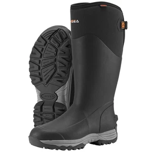 HISEA Men Adjustable Hunting Boot Waterproof Rain Boot Mud Work Boot Black-US 12 - Picture 1 of 11