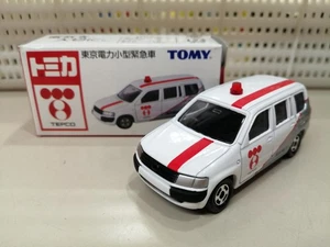 TOMY Tokyo Electric Power Company Small Emergency Vehicle Tomica TEPCO - Picture 1 of 10